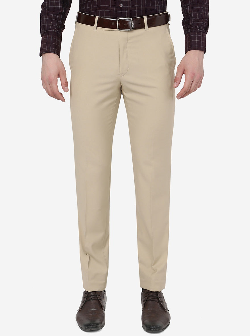 Buy Men Black Solid Regular Fit Casual Trousers Online - 801515 | Peter  England